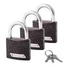 Замки навесные Avers PD-01-50-Blister (3Locks+3Keys)